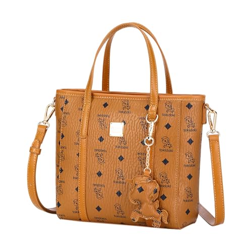 Bolso pequeño tipo tote con cierre y correa ajustable