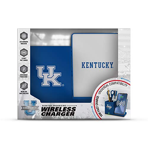 SOAR-NCAA-Cell-Phone-Wireless-Charger-and-Desktop-Organizer-Kentucky-Wildcats