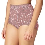 Bali Women's Skimp Skamp Brief, 1 Pack-Smokey Purple Floral Print, 7