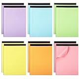 Gueevin 12 Pcs Legal Pads Note Pads Letter Size Writing Pad 40 Sheets Per Notepads Micro Perforated Notebook and Writing Pad for School, College, Office, Business (Stylish)