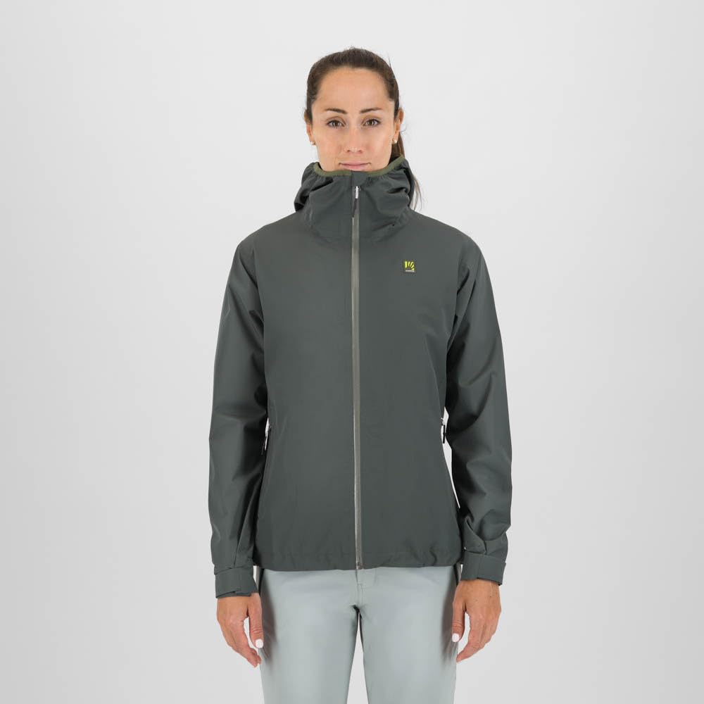 Karpos Women's Gris Full Zip Hiking Jacket Pluvia