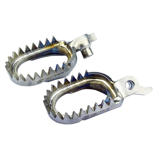Repose pied Titane SCAR cale pied de moto tout terrain pour modèles YZF YZ FX et WRF