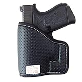 Active Pro Gear Compact Pocket Gun Holster for Concealed Carry | Concealment Pocket Holster | S&W Shield, Glock 43, SIG P365 | Non-Slip | USA (Black, Size: 42)
