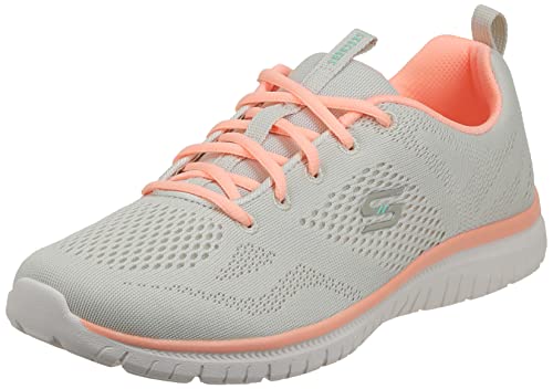 Skechers Womens Virtue-Kind Favor Taupe/Pink Sneaker -5 UK (8 US) (104412) (B0B4DKSTVK) Amazon Price History, Amazon Price Tracker