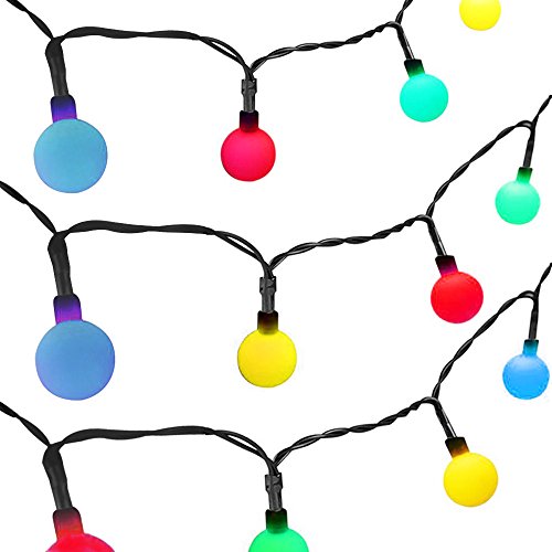 (Multi-color) - Globe String Light, Dailyart multi-color 40 LED Starry Light Fairy Light para jardim