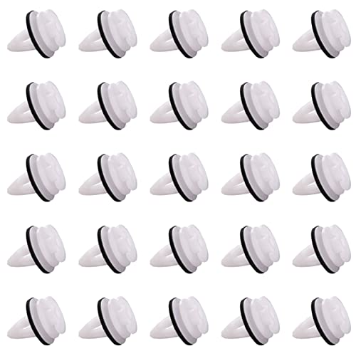Jikekiroto 50 Pièces Clips Peugeot, Agrafe de Panneau Garniture, Clips de Porte de Voiture Fixation, Universal Retenue Vehicle Clips, Fixation de Carrosserie pour Auto Voitures Panneaux de Portes