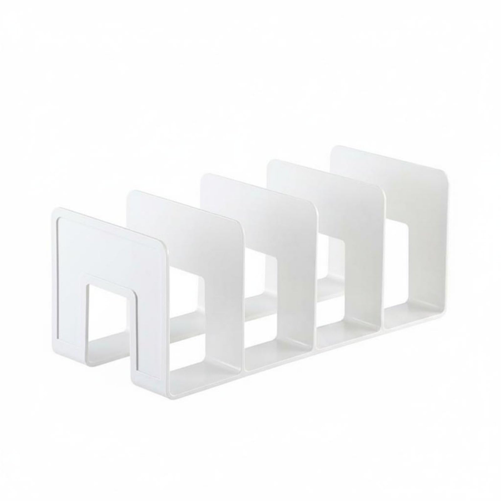 Keeps Bags Upright Bag Storage Divider Rack Space Saving Organizer Multi-Purpose ABSShelf Divider, Cream White, Square | Satchel Organizers Organization & Craft Supplies-image-10