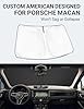 Proadsy Front Windshield Sun Shade Foldable Sunshade Protector for 2014-2025 2026 Porsche Macan SUV Sun Visor Blocks UV Rays Keep Car Cooler Accessories #1