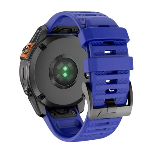 HAODEE Correa de reloj de 22 mm para Garmin Fenix 6 Pro/Fenix 6/Fenix 7/Fenix 7 Pro/Fenix 5/Epix Pro de 47 mm, correa de silicona suave de ajuste rápido de 22 mm para Garmin Forerunner