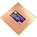 WireJewelry 28 Gauge 0.012 Dead Soft Copper Sheet Metal - 6x6 Inch