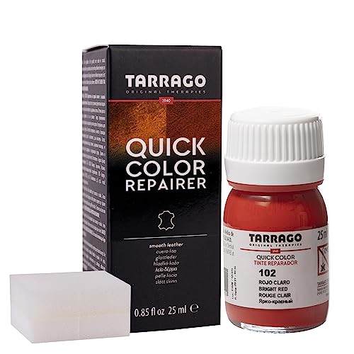 Tarrago Quick Color Dye Leather and Canvas Repair - 25 ml Leather Shoe Dye for Dyeing of Leather...