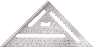 7 in. Johnny Square Professional Aluminum Rafter Square with Out Manual