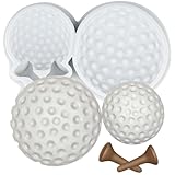 Lingzhi Golf Fondant Mold Golf Ball Chocolate Silicone Mold For Cake Decoration Cupcake Topper Chocolate Candy Sugar Gum Paste Polymer Clay