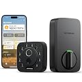 ULTRALOQ Bolt Fingerprint WiFi Smart Lock, Works with Apple Home, Siri, Alexa, Keyless Entry with Fingerprint ID, App Remote Control, Keypad Deadbolt, BHMA Cert., Easy Install, IP65, Black