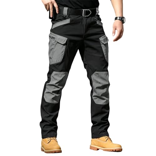 Mens Work Pants Ripstop Construction Waterproof Tactical Cargo Pants - image 1