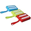 DASNTERED Tapijt Debris Borstel, Dubbele Roller Handheld Tapijtreiniger, Multifunctionele Opvouwbare Reinigingsborstel…