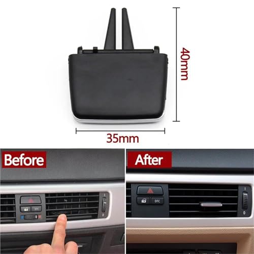 Clip de glissière de climatisation pour BMW Série 3 E90 E91 E92 E93 64229130458 - 2 pièces