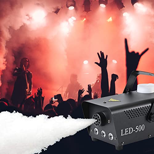 Lieke Halloween Fog Machine,500W Smoke Machine Fog With 13 Color Led Light Wireless Remote Control For Halloween Christmas Holidays Parties Weddings Stage #TOP5