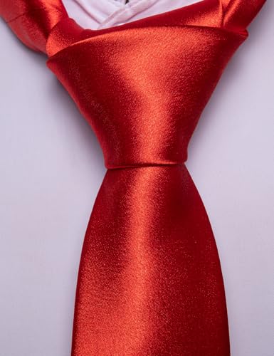 Image of Barry.Wang Boys Ties Pre-Tied Satin Solid Color Kids Tie Pocket Square Set Adjustable Formal Necktie Graduation School