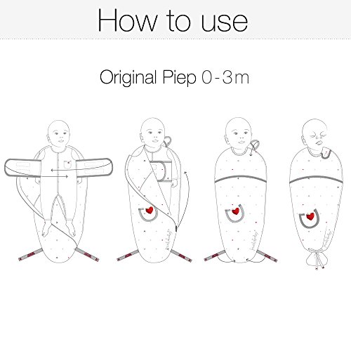 Puckababy Piep - Inbakerslaapzak 0/3 m - Rose