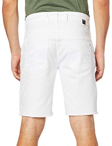 Bermuda Cadarço no cós, Replay, Masculino, Branco, 42