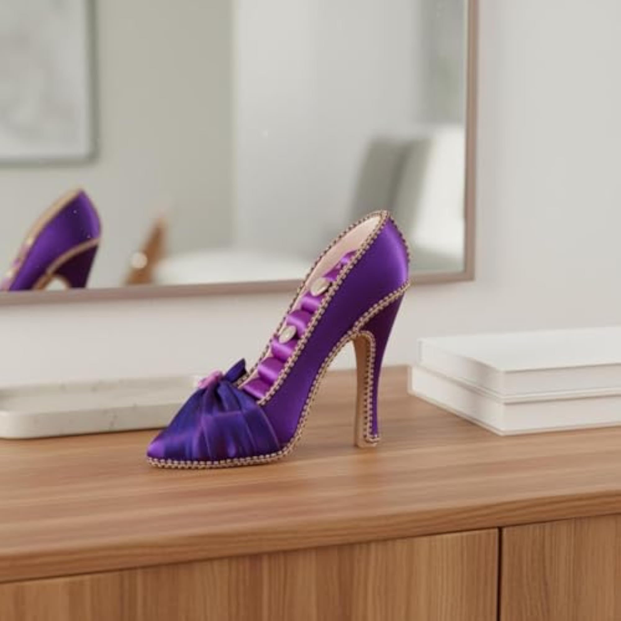 Decorative High Heel Jewelry Stand, Space-Saving Gift Idea