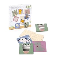 24 Piece Animal Memory Games For Kids | Childrens Memory Matching Card Game | Picture Snap Animal Pairs Game Memory Match