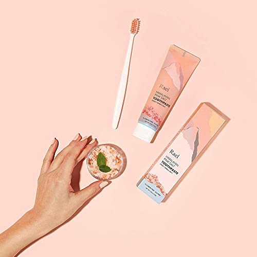 Rael Toothpaste For Sensitive Teeth - Fluoride Free Toothpaste, Himalayan Pink Salt, Sweet Mint Flavor, Clean Ingredients, Fresh Breath, Oral Care, Cruelty Free (2 Pack, Tube) #TOP6