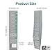 Flexzion Time Card Holder Wall Mount Expandable Time Clock Rack Single Row 20 Slot Rack Card Holder for 7 x 4.6-Inch Timesheets for Attendance Payroll Employee Assignment in Out Timecard Rack, Gray