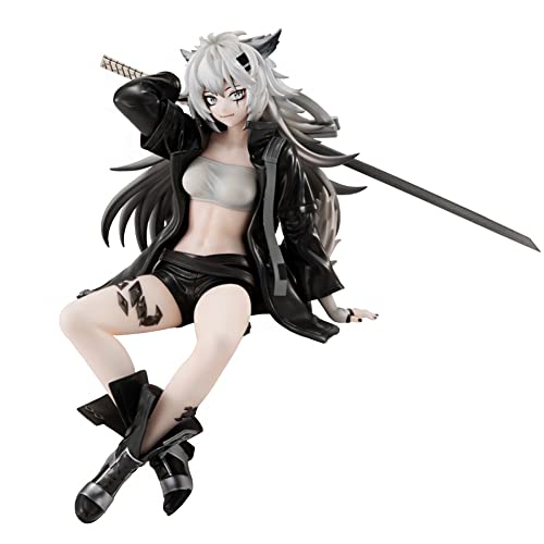 Xinchangda Arknights Lappland - Figura de anime, estatuas de Lappland, versión sentada, esculturas, decoración de escritorio