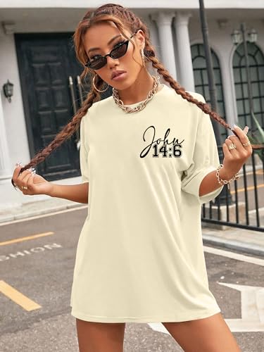 Christian Shirts Women Oversized: Jesus Shirt Bible Verse Graphic Tshirts Church Short Sleeve Tee Tops4