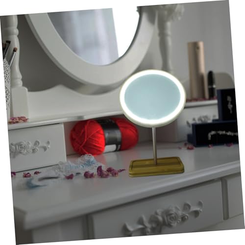 Espejo de maquillaje con luz LED y bandeja Outanaya miniatura 4
