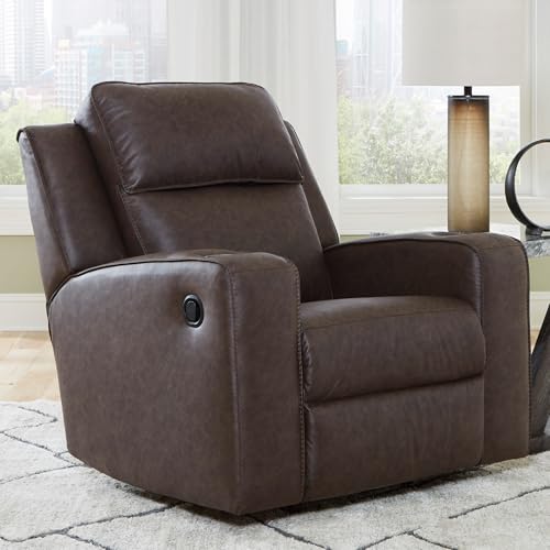 Image of Signature Design by Ashley Rocker Recliner Chair, Umber Brown, Lavenhorne