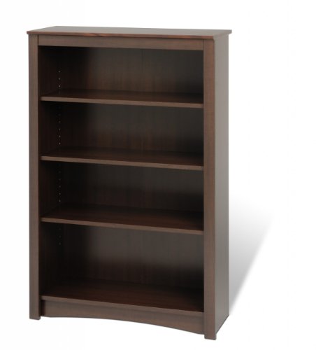 Prepac Home Espresso 4-shelf Bookcase