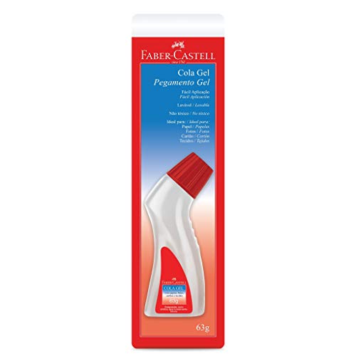 Cola Gel 63G - Frasco Ergonômico, Faber-Castell, Multicor