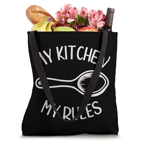 Bolso Tote My Kitchen My Rules para chef y cocina miniatura 4