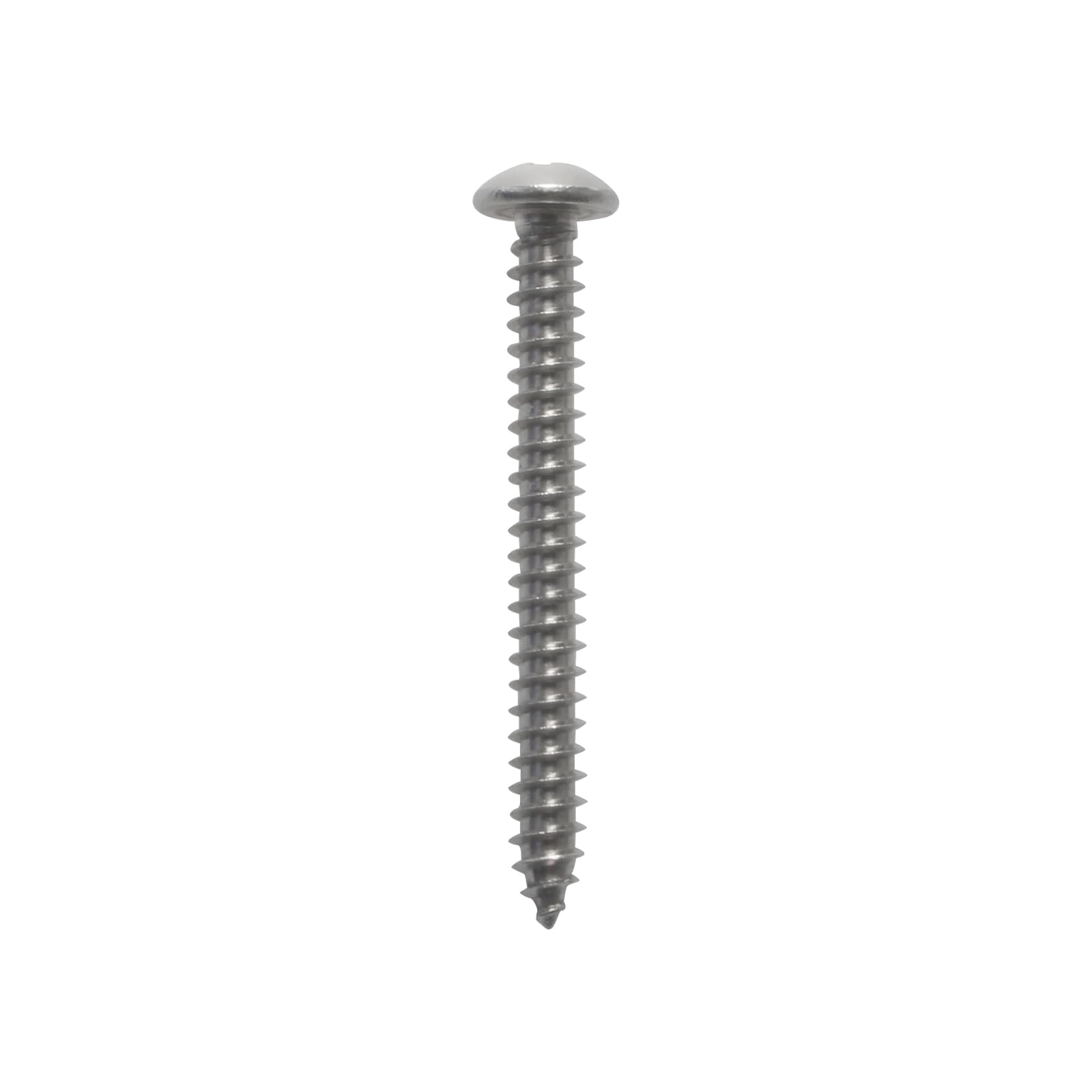 Screw Man 18-8 Stainless Steel Sheet Metal Screw (50 Pcs) Fits for Tuf-Tite Risers and Lids, 10 Thread Size, 1 3/4" Length,Phillips Drive, Type A,