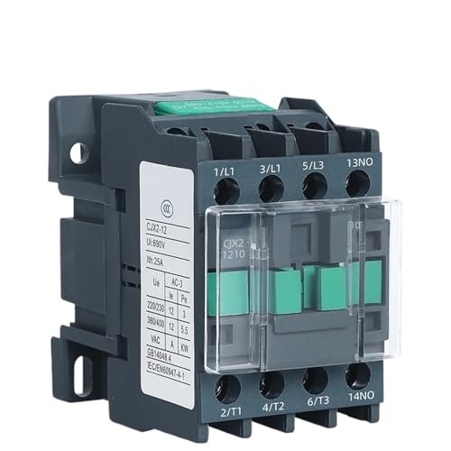 Contacteur électrique industriel CJX2 1210 à forte conductivité
