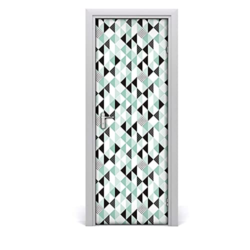 Papel autoadhesivo puertas 85x200 cm impermeable hojas decorativo DIY 2
