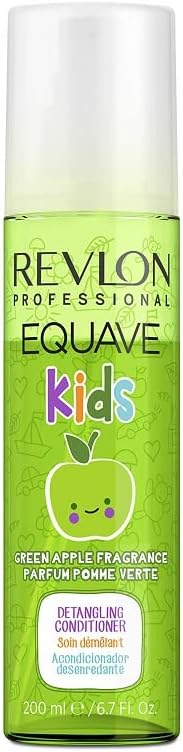 Revlon Professional Equave Kids – detangling spray voor kinderen – leave-in haarverzorging – appelgeur – voedende en beschermende haarverzorging – parabenen- en sulfaatvrij – 200 ml
