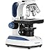 AmScope Exclusive 40X-1000X Advanced Student and Professional Compound Microscope w/Ergonomic Design