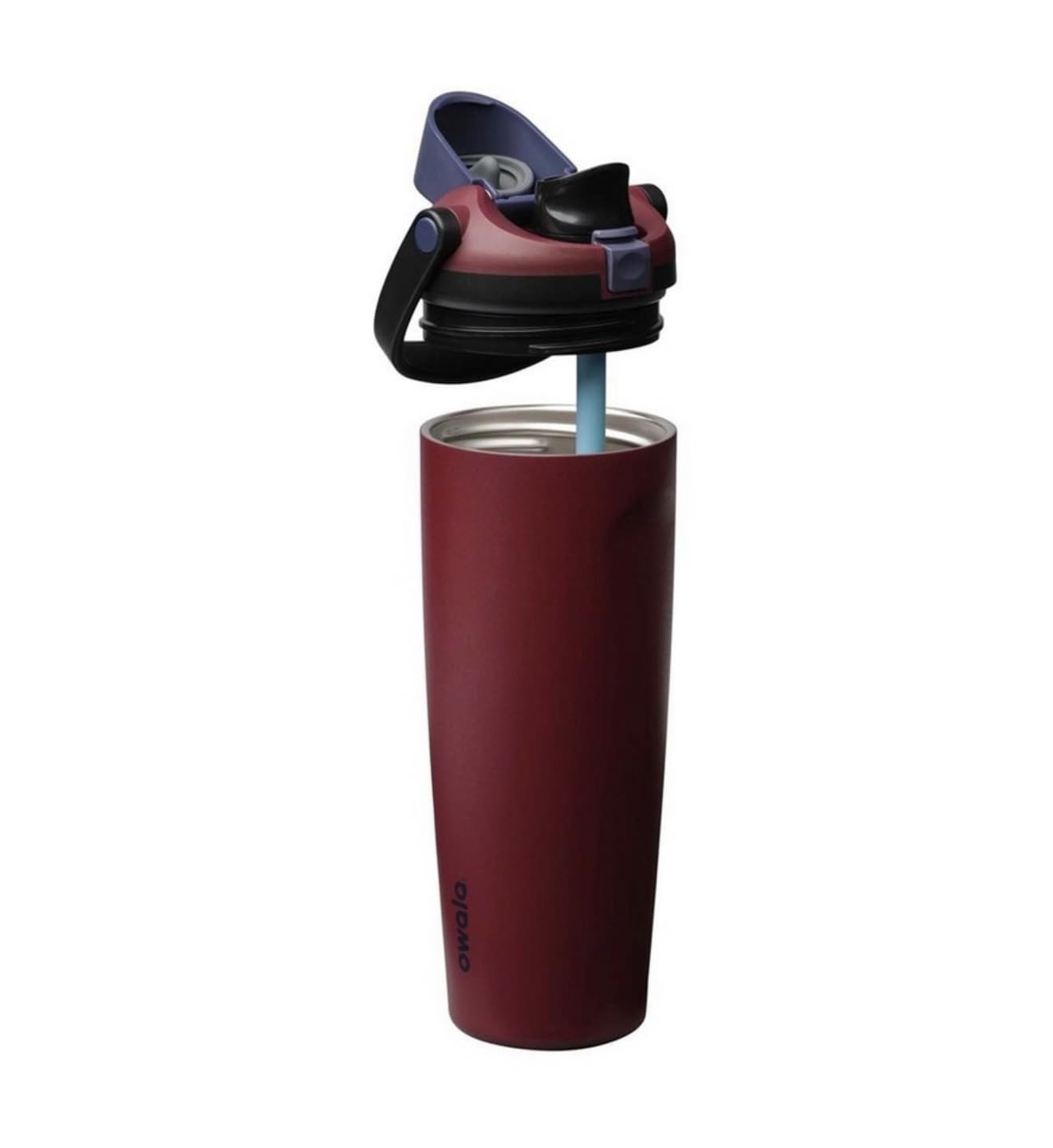 Owala FreeSip Sway Stainless Steel Tumbler 30 oz – Burgundy Bay alternate
