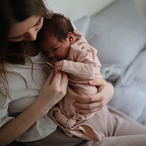 Mushie - Geknoopte Slaapzak/Body - Slaapzakken - Blush - Afbeelding 5