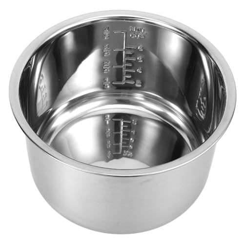 PRETYZOOM Stainless Steel Rice Cooker Liner Cooker Inner Pot Precision Scale Kitchenware Supply