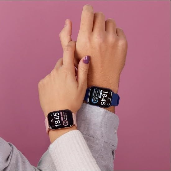 Two Marea smartwatches on wrists
