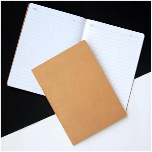 Image of AccuPrints Pack of 2 Ruled 96 Pages Notebook Soft Bound Diary | 48 Leaf | Size 9.75 x 7 inch | Single line Ruled Notebook for School