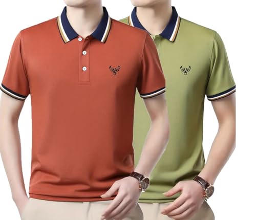 Image of Lymio Polo T Shirt for Men || T Shirt for Man || Collar T Shirt Style Men (Packs Also Available) (Polo-81-84)
