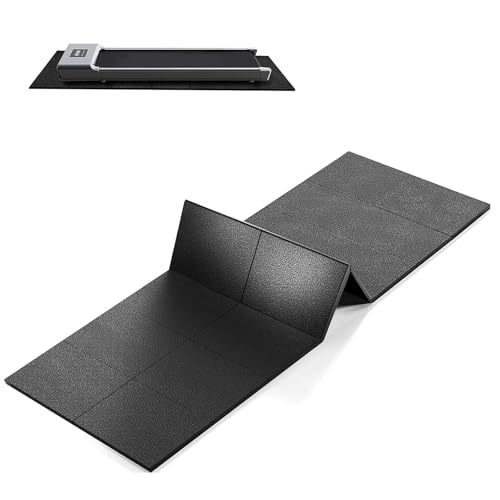 Treadmill Mat, Exercise Equipment Mat 63"x30", 1/4" Thick, Foldab...