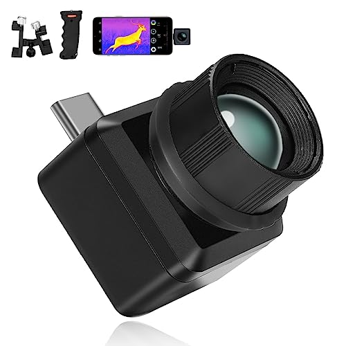 Xinfrared T2 Pro Monocular de Visión Nocturna, Cámara Termográfica para Android, Resolución de 256X192, Longitud Focal de 13mm, Campo de Visión de 13.6X10.2, Seguimiento de Puntos Calientes para Caza