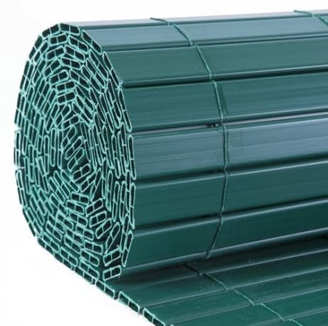 Canisse occultante en PVC Vert 2.50 m - Long 7.50 m, Hauteur 1.50 m